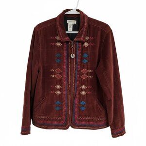 Veste Tweed Coldwater Creek Femme Taille L - Occasion Très Bon état, Style Kimono, Multicolore